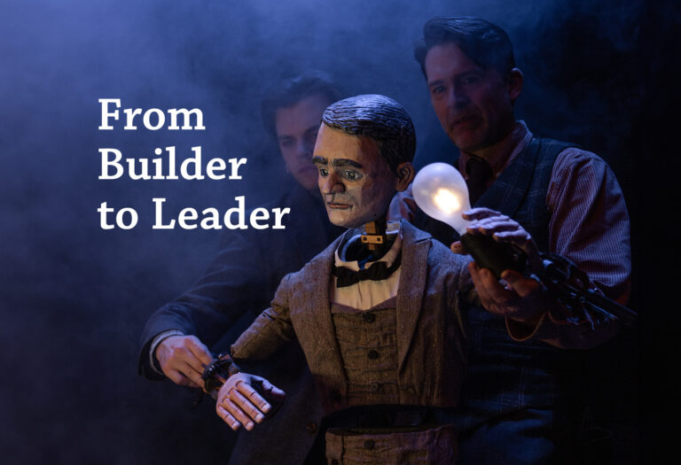 Jason Hines builds a future at Center for Puppetry Arts
