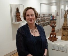 The position of folk art curator has been vacant since Susan Crawley,  here amid an exhibition of Ulysses David, resigned in 2013.