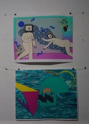 Computer-generated prints by Madeline Friedman