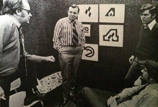  McDonald & Little Team 1972, (L to R) Tom Little, Mike McDonald, Bob Wages, Ted Burn (seated), 