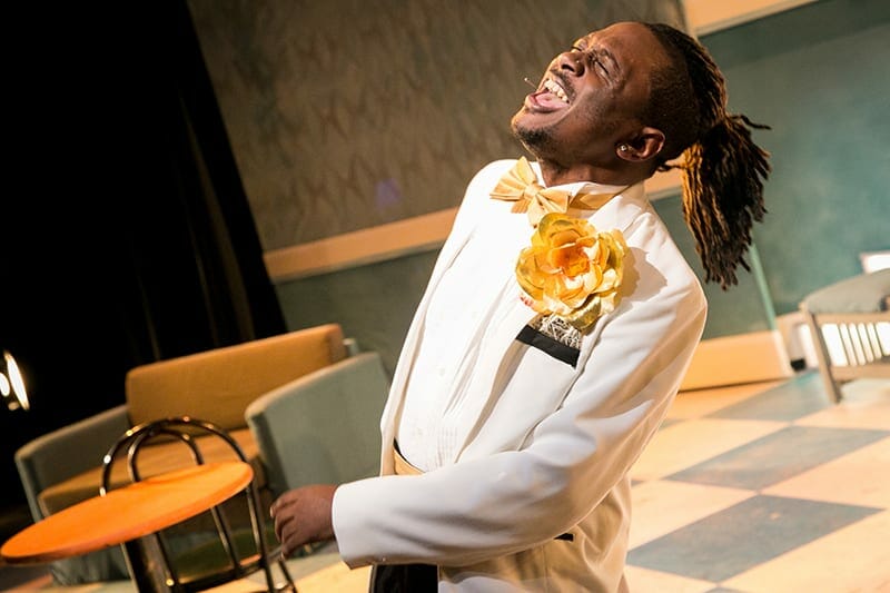 Lawrence Flowers in the musical Five Guys Named Moe