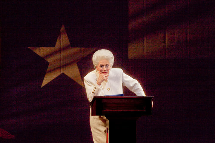 TV-film star Holland Taylor turned playwright to honor a Texas political star